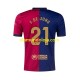 Camisola FC Barcelona F. DE JONG 21 Homem Equipamento Primeiro 2024-2025 Manga Curta